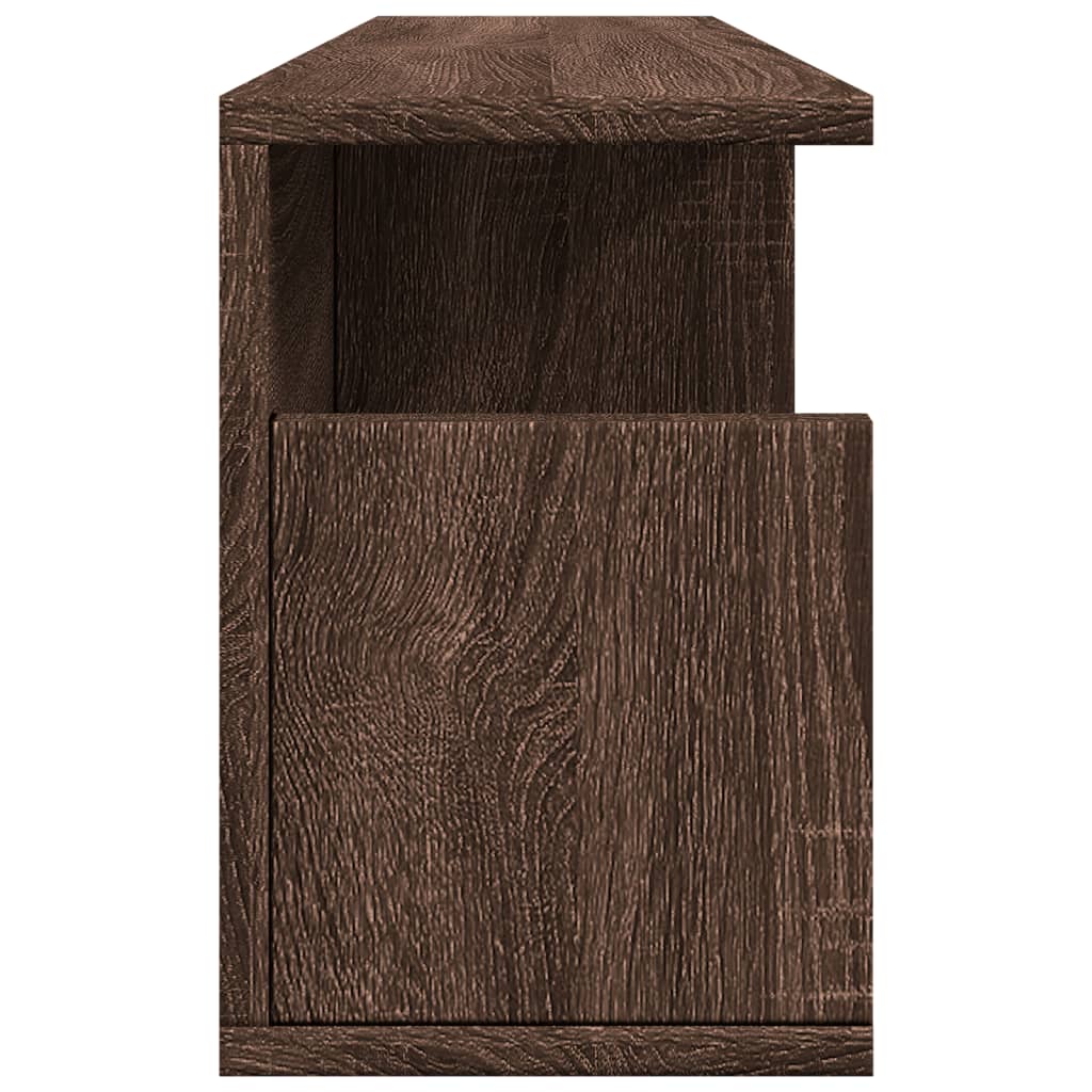 Armoire murale 80x20x30 cm chêne marron bois d'ingénierie - XIOS