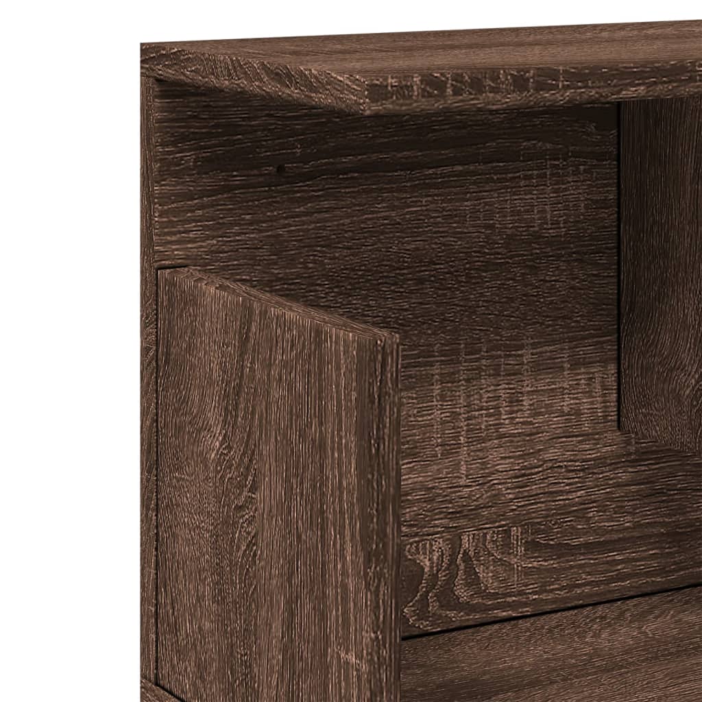 Armoire murale 100x20x30 cm chêne marron bois d'ingénierie - XIOS