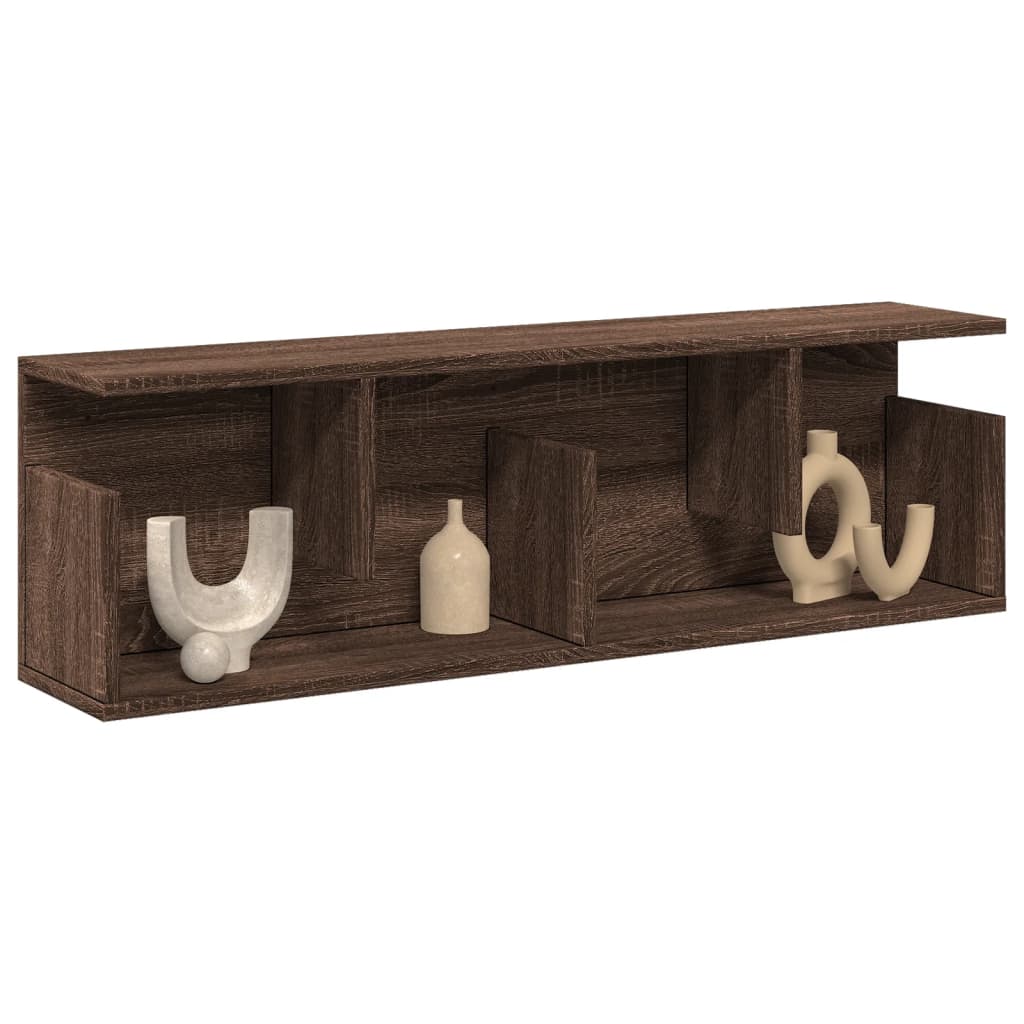 Armoire murale 100x20x30 cm chêne marron bois d'ingénierie - XIOS