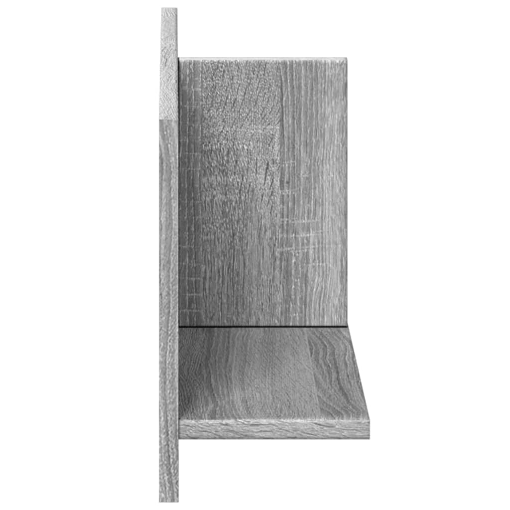 Armoire murale 70x16,5x30 sonoma gris cm bois d'ingénierie - XIOS