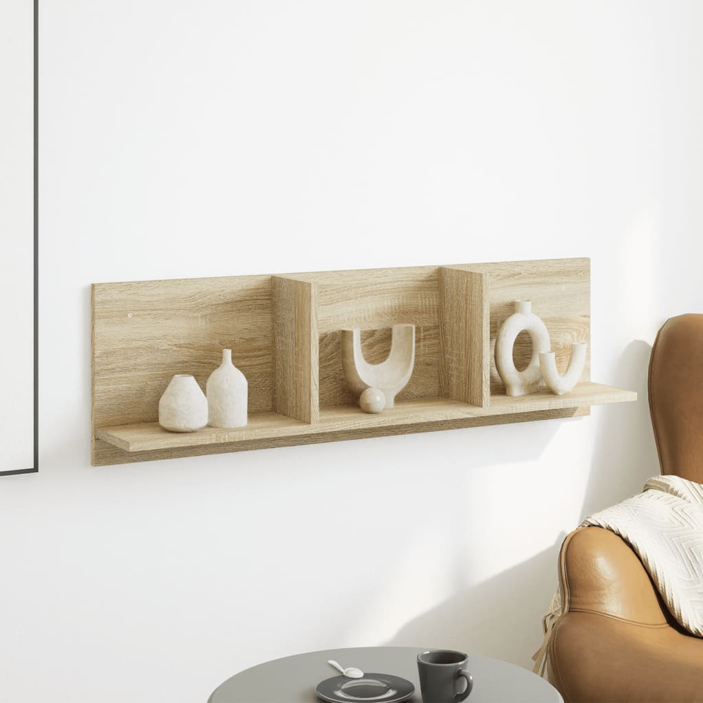 Armoire murale 100x16,5x30 cm chêne sonoma bois d'ingénierie - XIOS