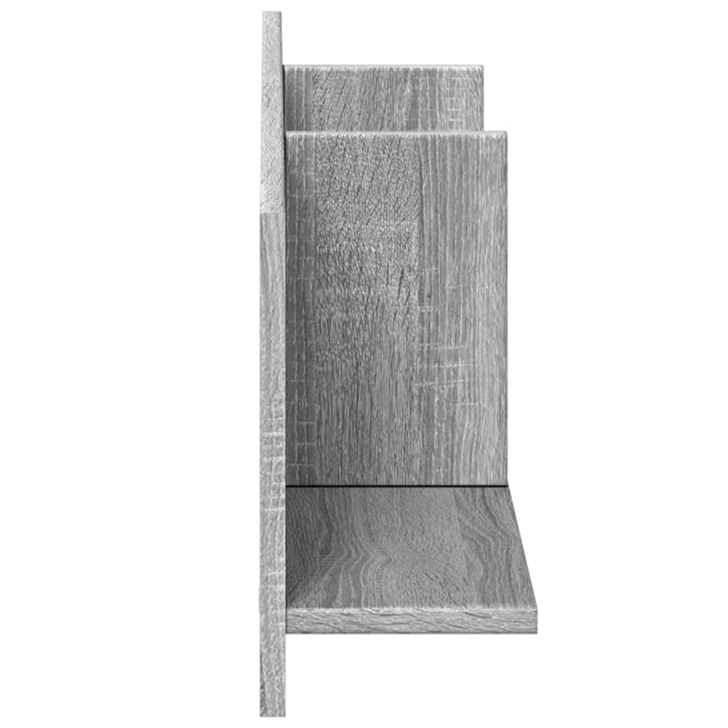 Armoire murale 100x16,5x30 cm sonoma gris bois d'ingénierie - XIOS