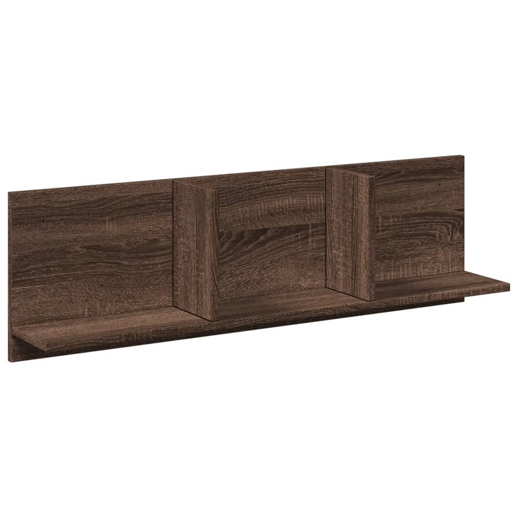 Armoire murale 100x16,5x30 cm chêne marron bois d'ingénierie - XIOS