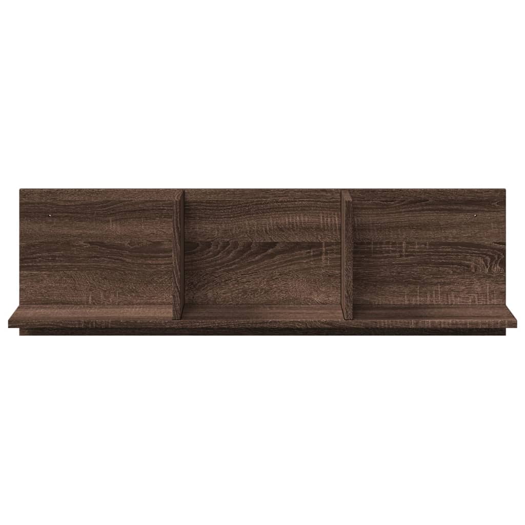 Armoire murale 100x16,5x30 cm chêne marron bois d'ingénierie - XIOS