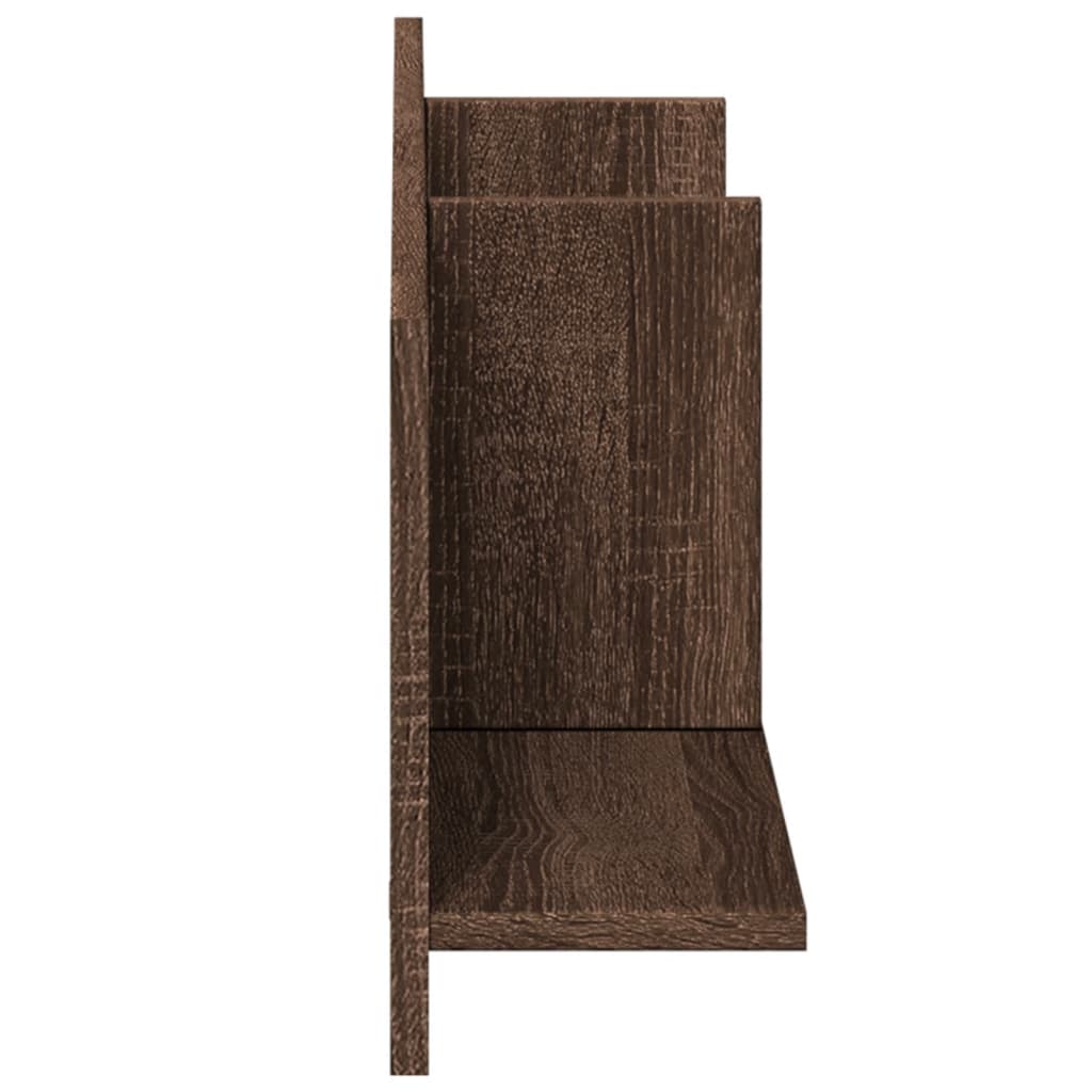 Armoire murale 100x16,5x30 cm chêne marron bois d'ingénierie - XIOS