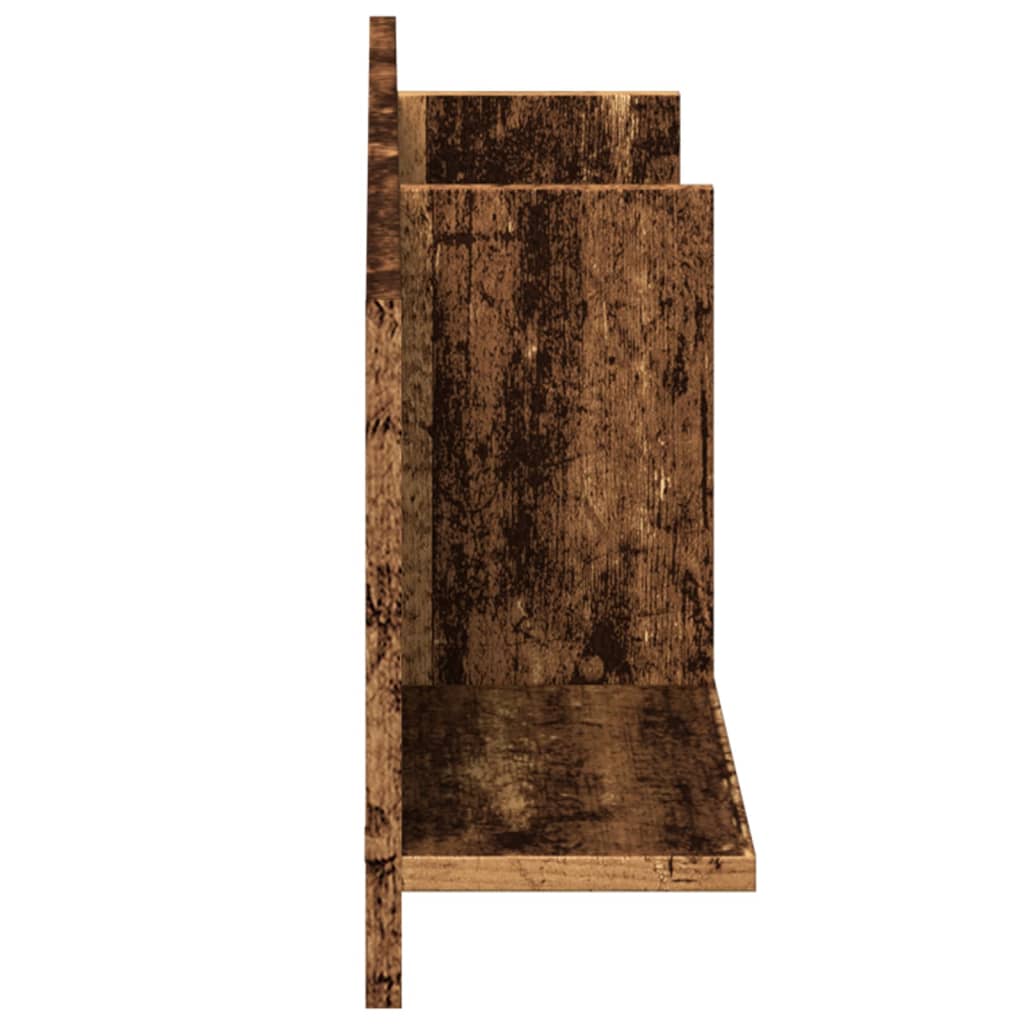 Armoire murale 100x16,5x30 cm vieux bois bois d'ingénierie - XIOS