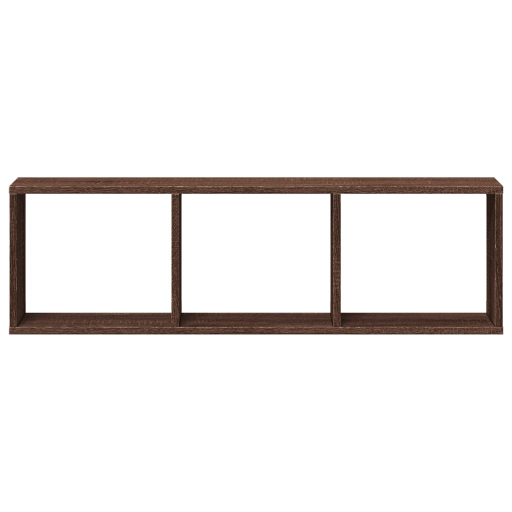 Armoire murale 100x16x30 cm chêne marron bois d'ingénierie - XIOS