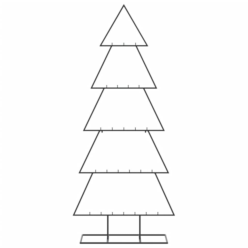 Arbre de Noël en métal pour décoration noir 150 cm - XIOS
