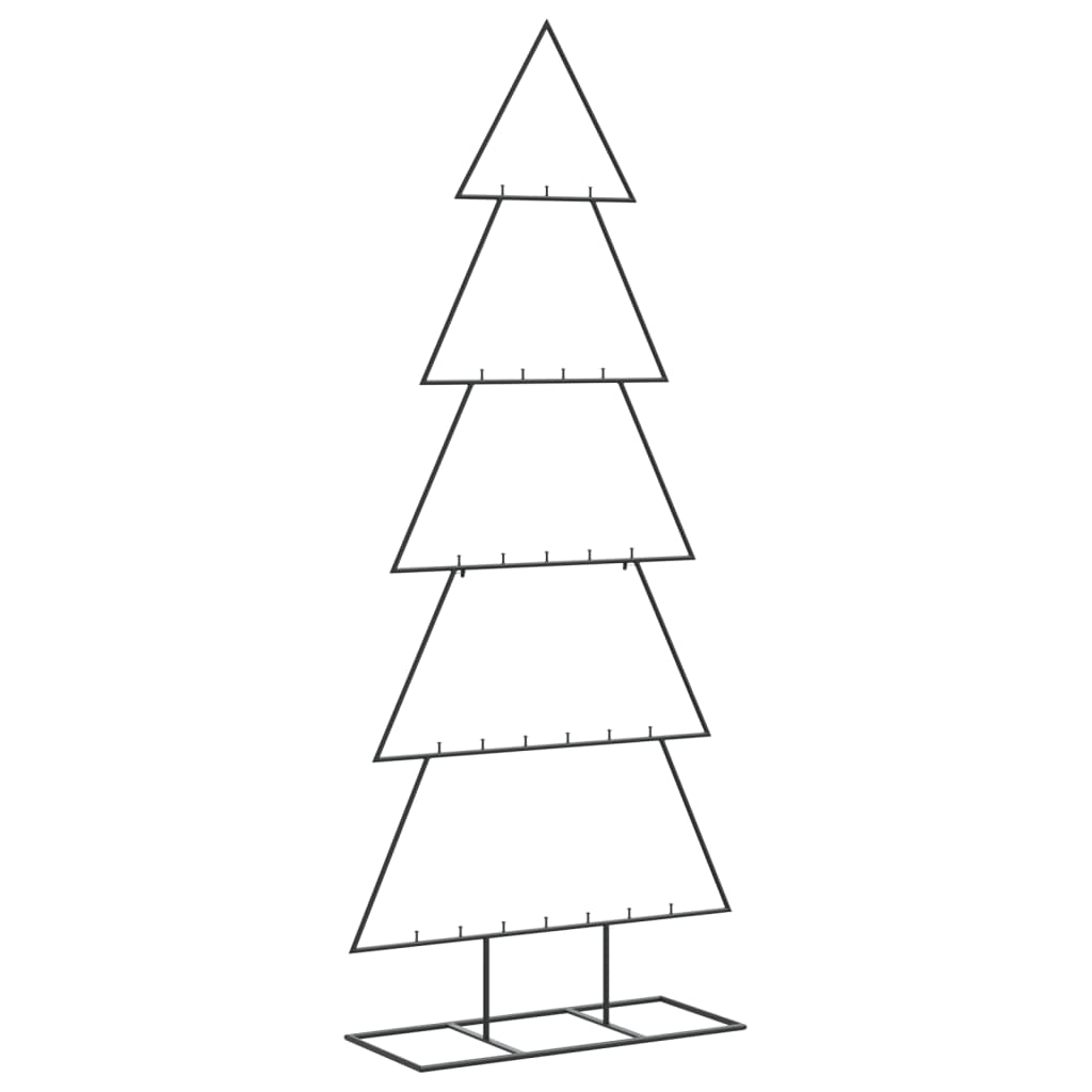 Arbre de Noël en métal pour décoration noir 150 cm - XIOS