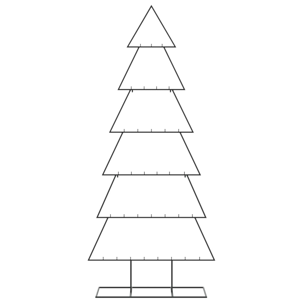 Arbre de Noël en métal pour décoration noir 180 cm - XIOS