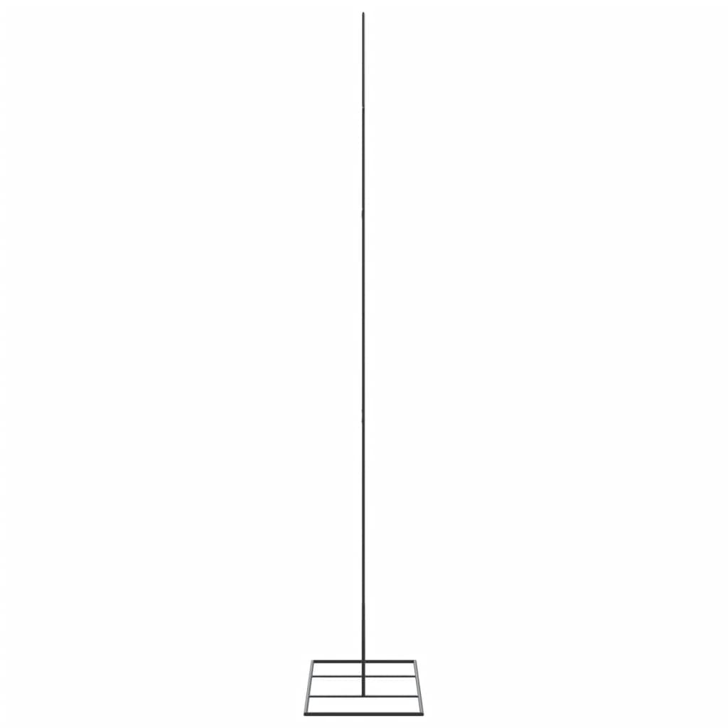 Arbre de Noël en métal pour décoration noir 180 cm - XIOS