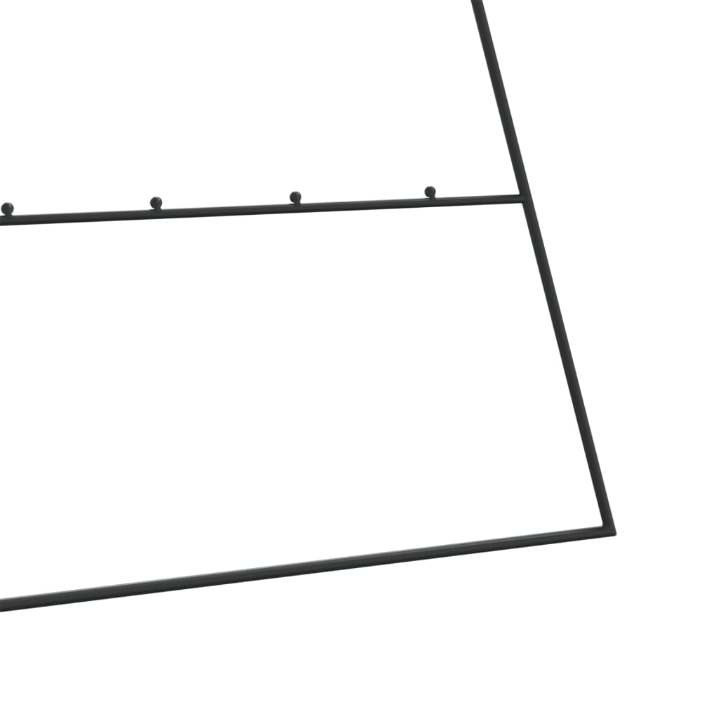 Arbre de Noël en métal pour décoration noir 210 cm - XIOS