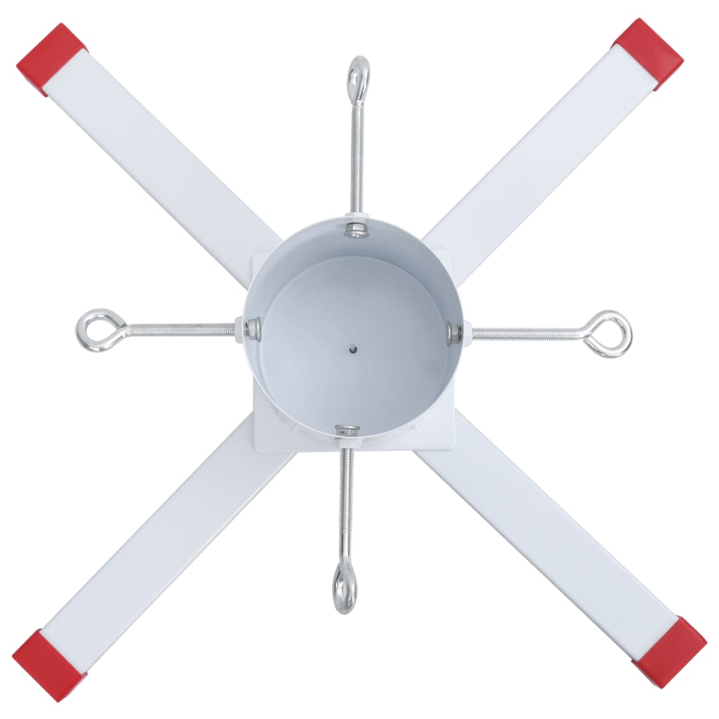 Support de sapin de Noël blanc 61x61x15,5 cm - XIOS