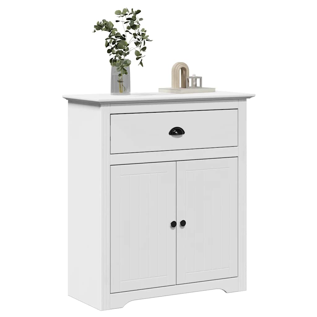 Armoire de couloir BODO blanc 80x35x90 cm - XIOS