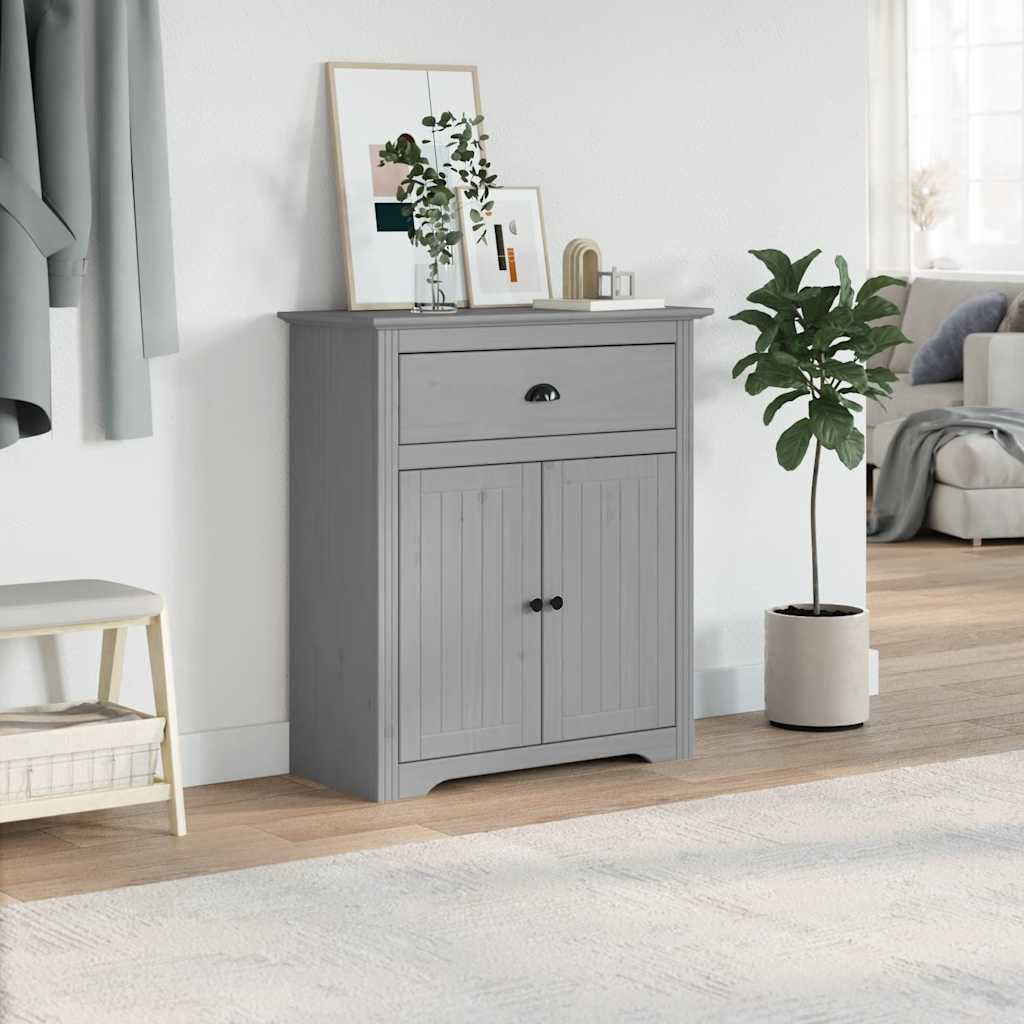 Armoire de couloir BODO gris 80x35x90 cm - XIOS