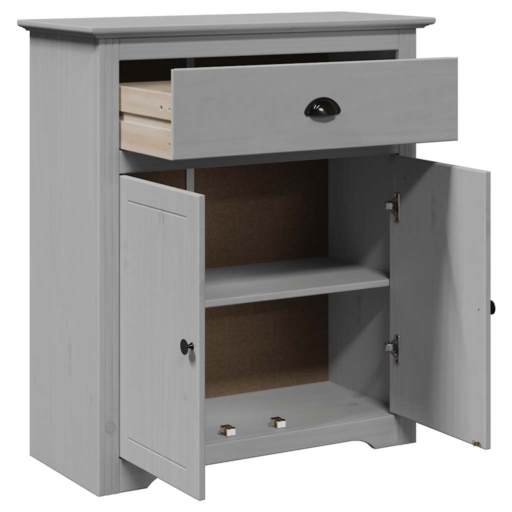 Armoire de couloir BODO gris 80x35x90 cm - XIOS
