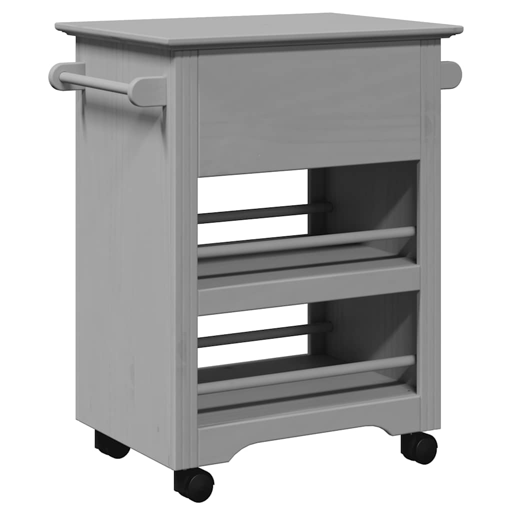Chariot de cuisine BODO gris 67,5x45x80 cm - XIOS