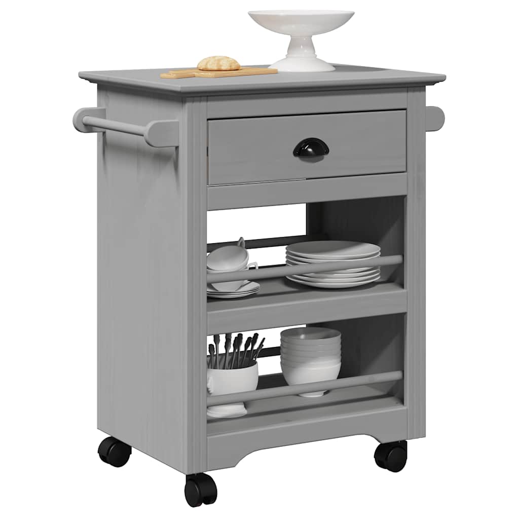 Chariot de cuisine BODO gris 67,5x45x80 cm - XIOS