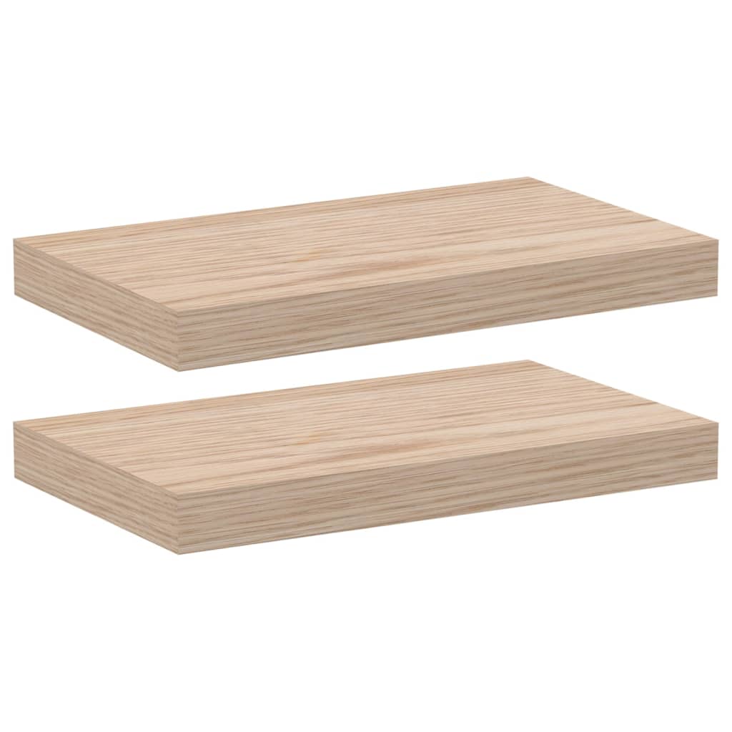 Étagères flottantes 2 pcs 40x23,5x4 cm bois d'ingénierie - XIOS