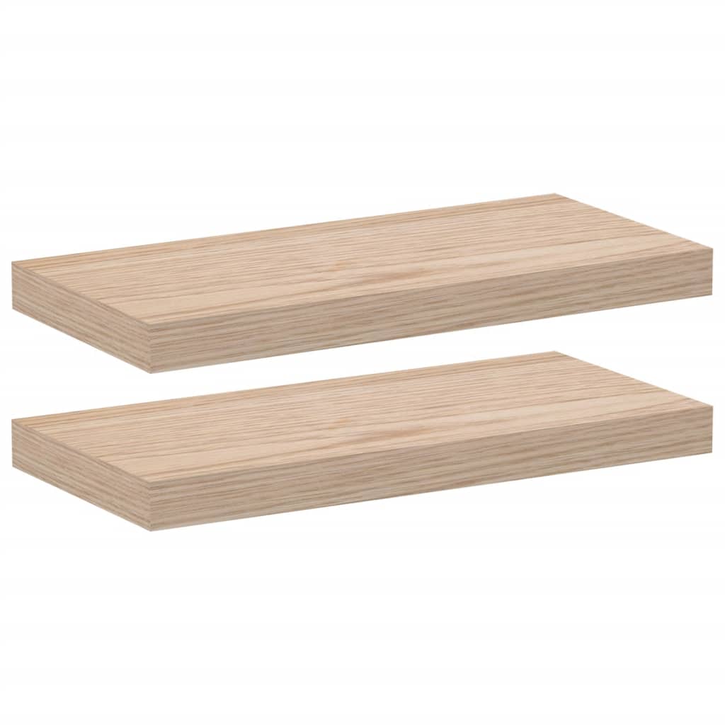 Étagères flottantes 2 pcs 50x23,5x4 cm bois d'ingénierie - XIOS