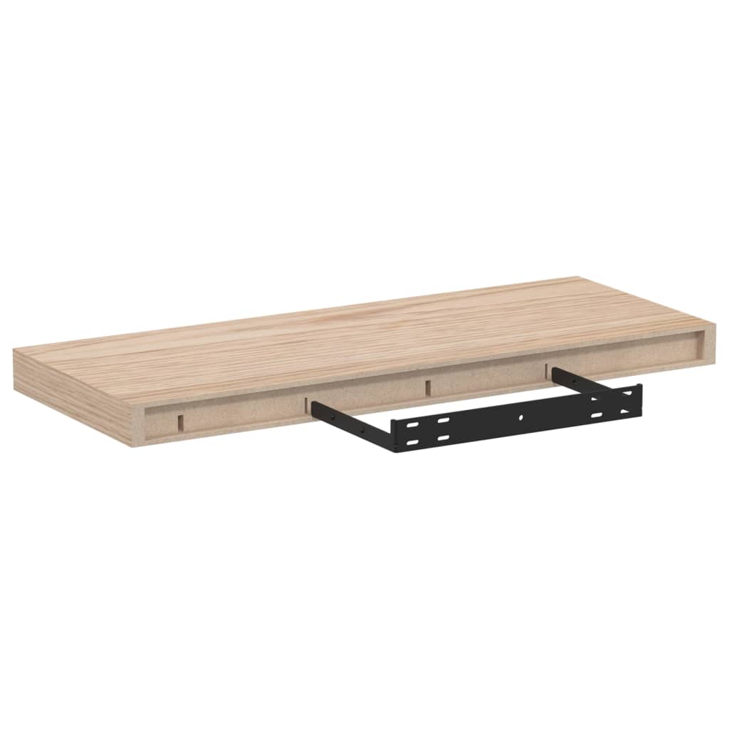 Étagères flottantes 2 pcs 60x23,5x4 cm bois d'ingénierie - XIOS