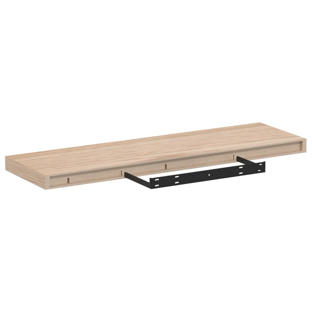 Étagères flottantes 2 pcs 80x23,5x4 cm bois d'ingénierie - XIOS