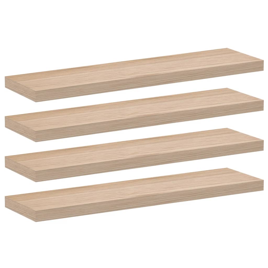 Étagères flottantes 4 pcs 90x23,5x4cm bois d'ingénierie - XIOS