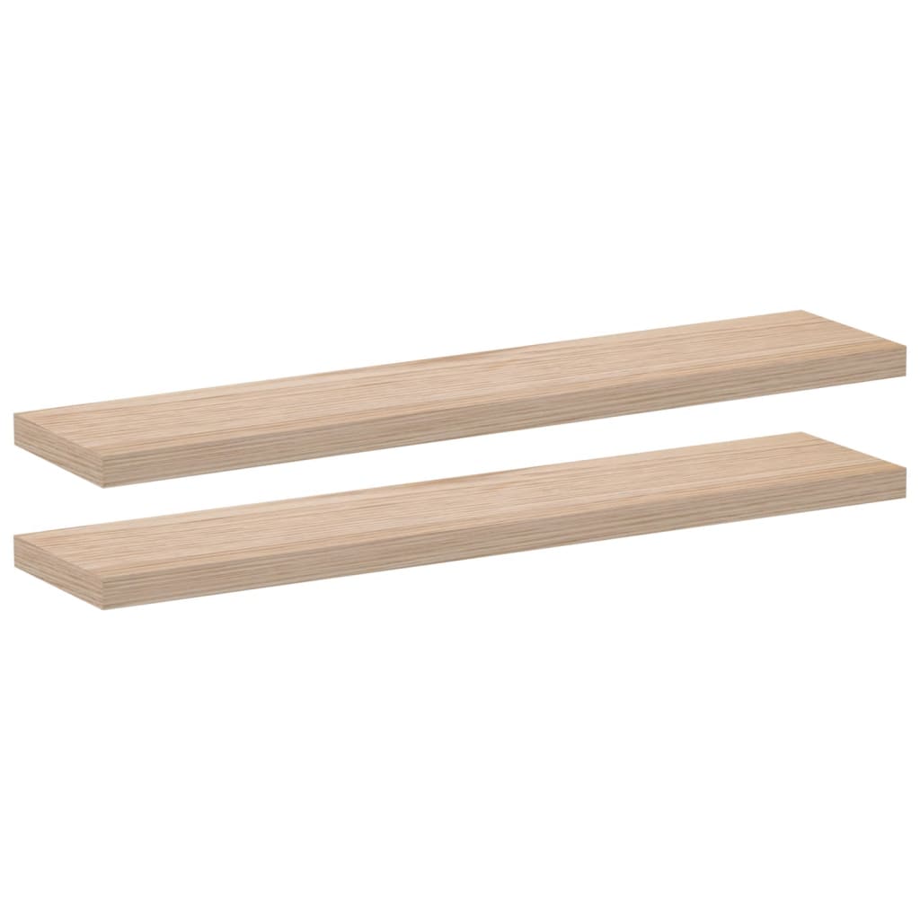 Étagères flottantes 2 pcs 110x23,5x4 cm bois d'ingénierie - XIOS