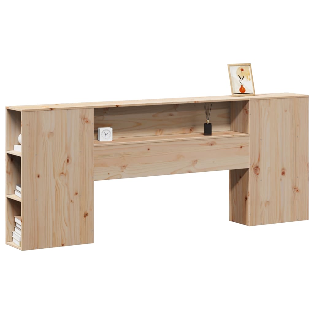 Tête de lit avec rangement 180 cm bois massif de pin - XIOS