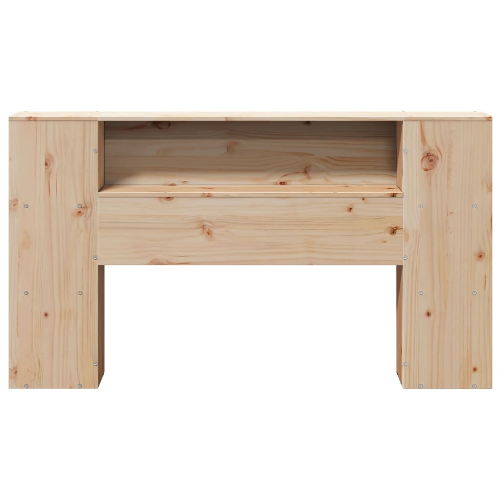 Tête de lit avec rangement 160 cm bois massif de pin