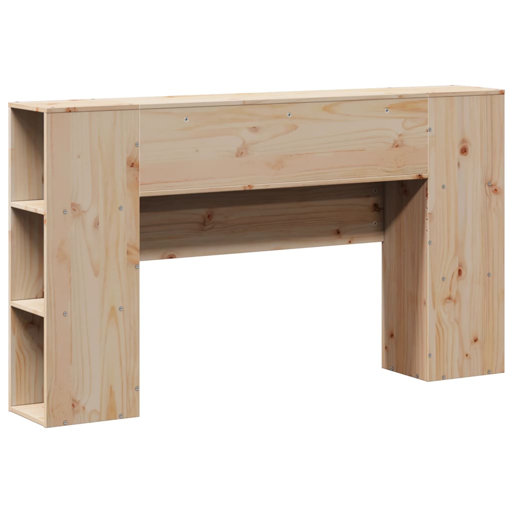 Tête de lit avec rangement 160 cm bois massif de pin