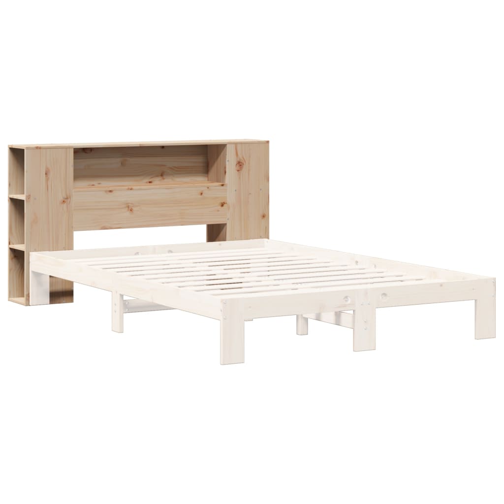 Tête de lit avec rangement 160 cm bois massif de pin