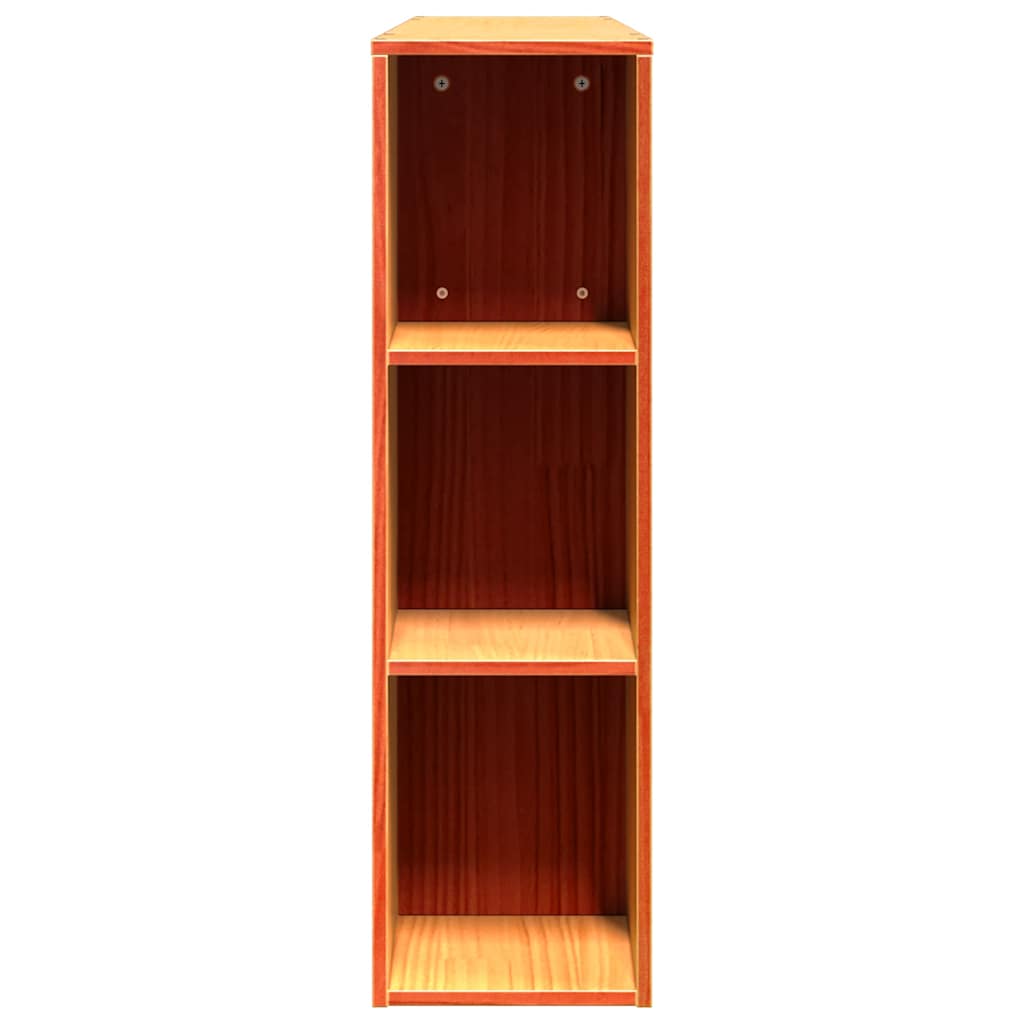 Tête de lit avec rangement cire marron 150cm bois massif de pin - XIOS