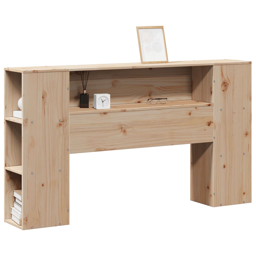 Tête de lit avec rangement 135 cm bois massif de pin - XIOS