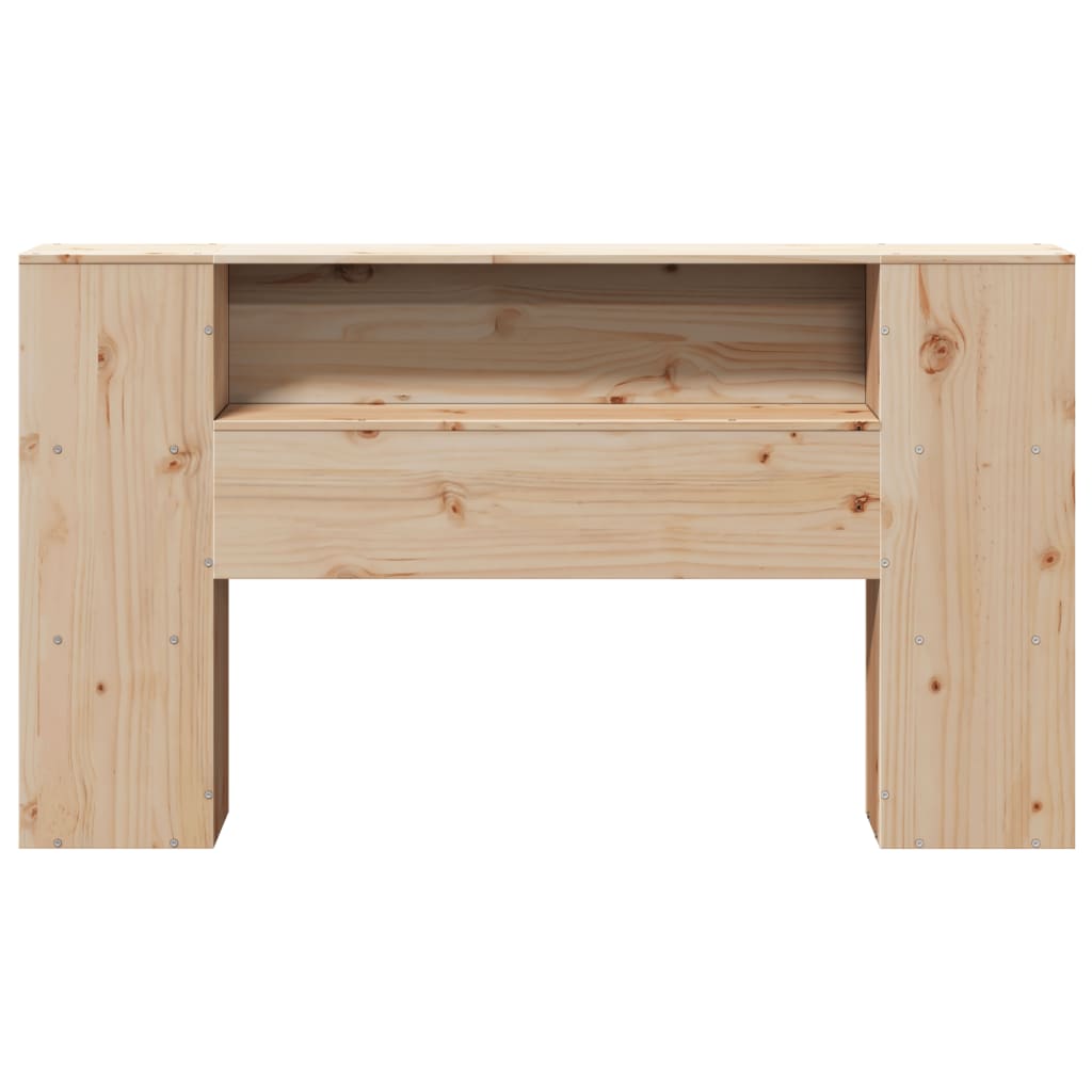 Tête de lit avec rangement 135 cm bois massif de pin - XIOS