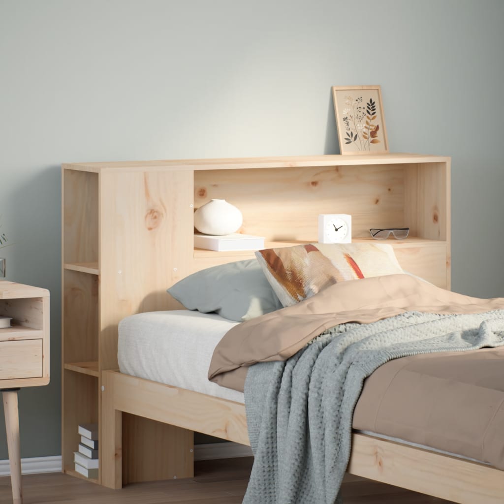 Tête de lit avec rangement 75 cm bois massif de pin - XIOS