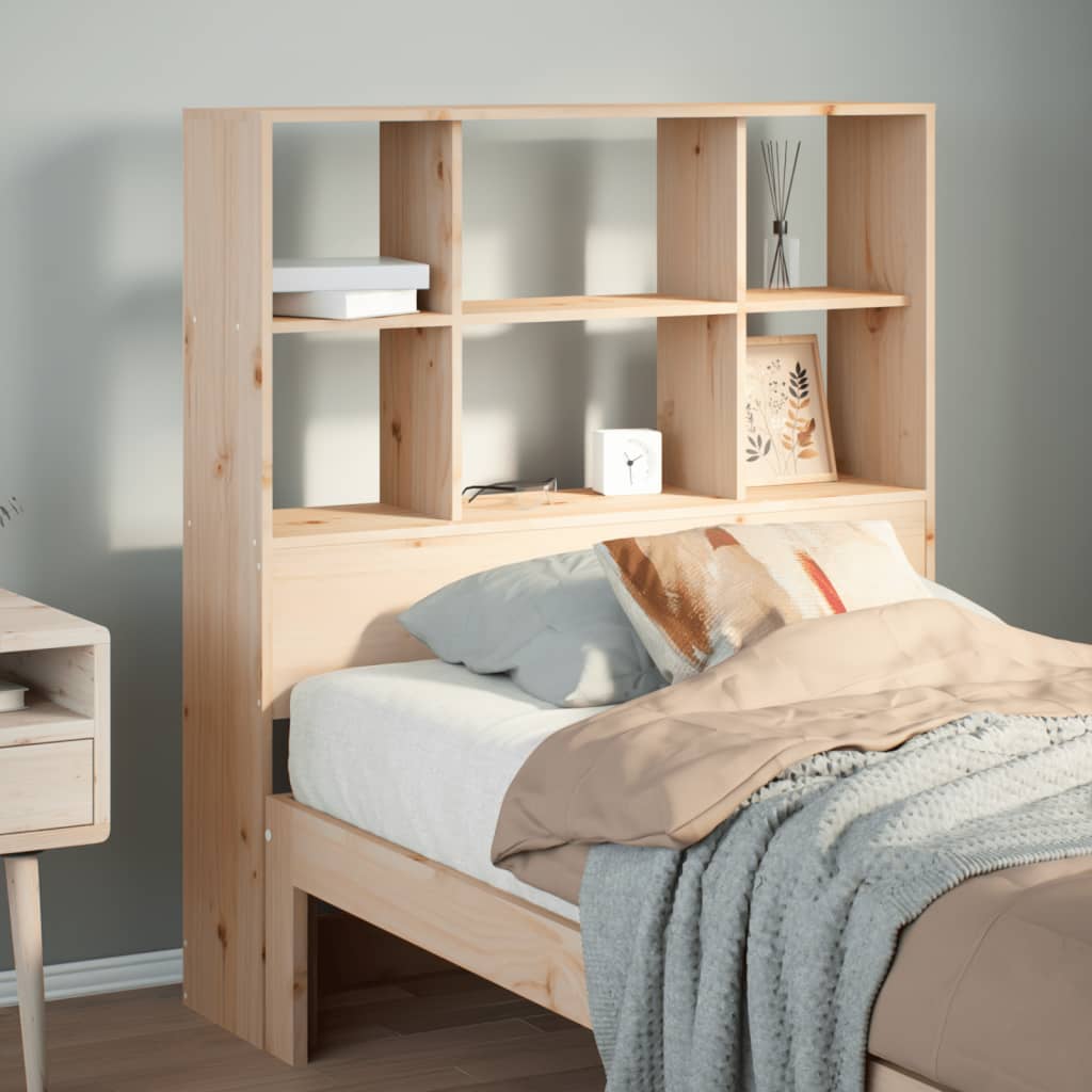 Tête de lit avec rangement 90 cm bois massif de pin - XIOS