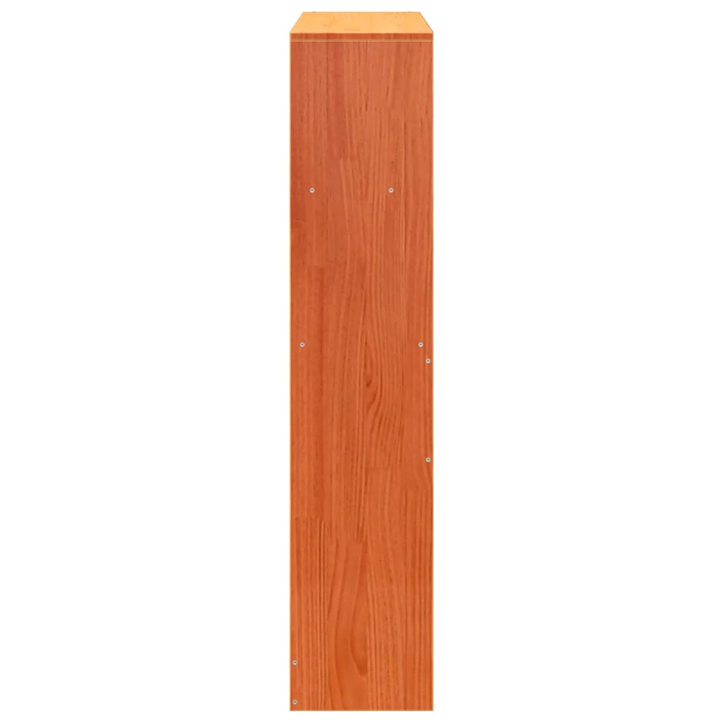 Tête de lit avec rangement cire marron 75 cm bois massif de pin - XIOS