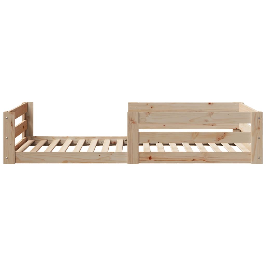 Cadre de lit sans matelas 100x200 cm bois massif de pin - XIOS