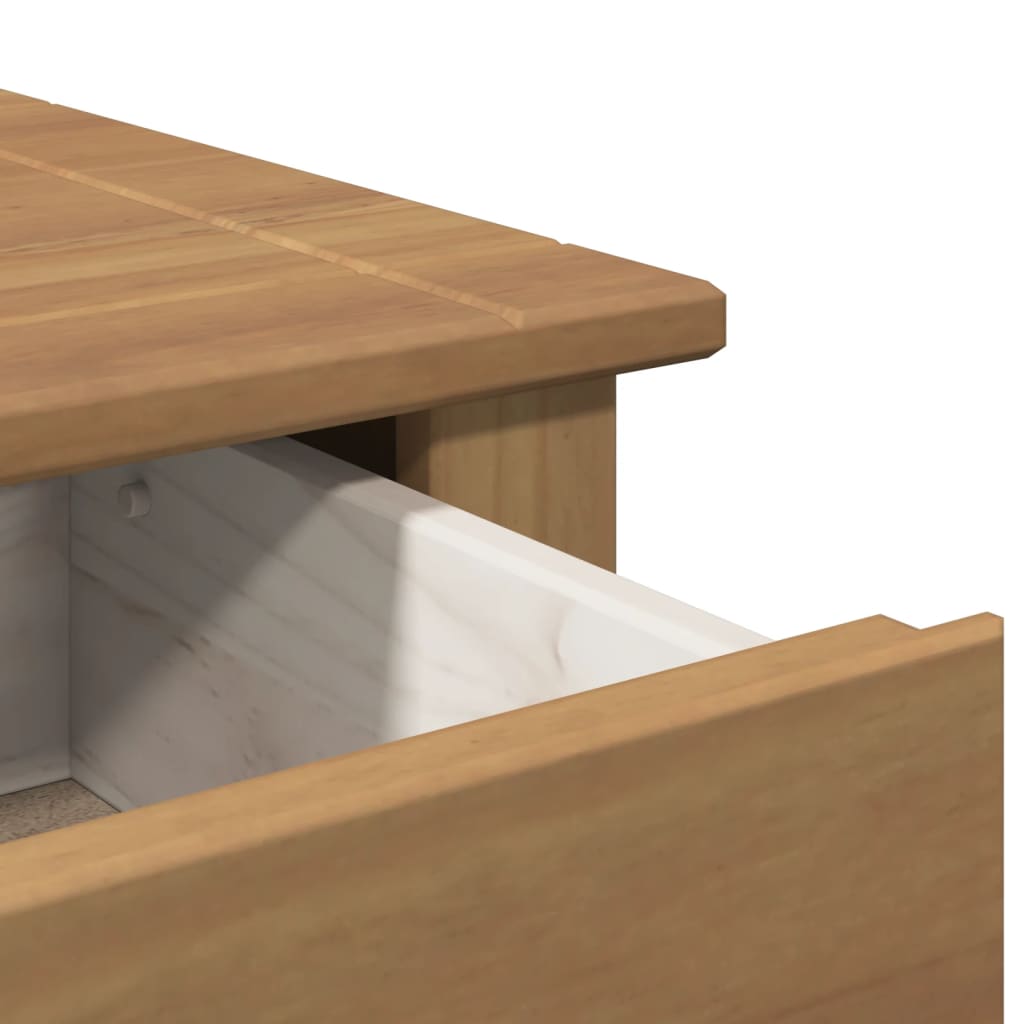 Table de chevet Panama 46x40x57 cm bois massif de pin - XIOS