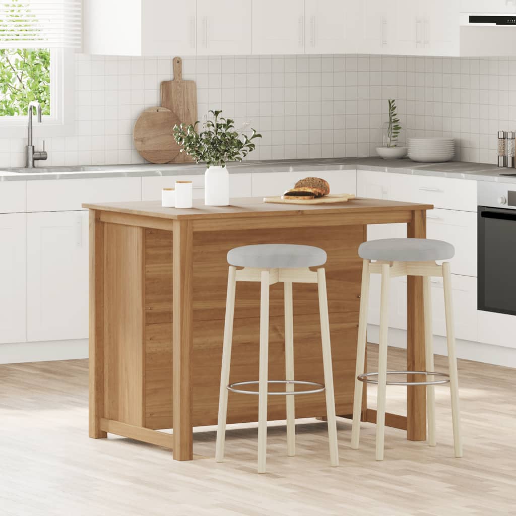 Îlot de cuisine PANAMA 112x77x90 cm bois massif de pin - XIOS