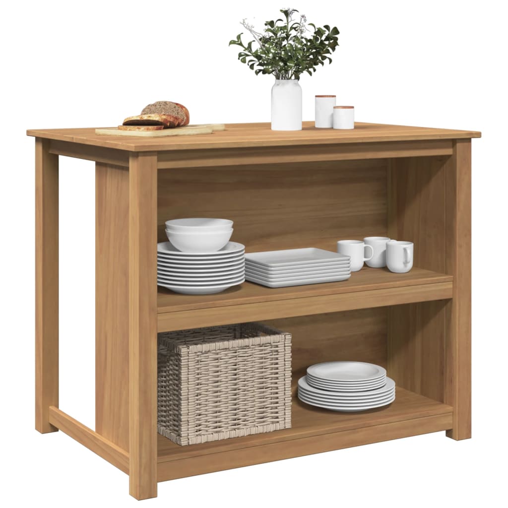 Îlot de cuisine PANAMA 112x77x90 cm bois massif de pin - XIOS
