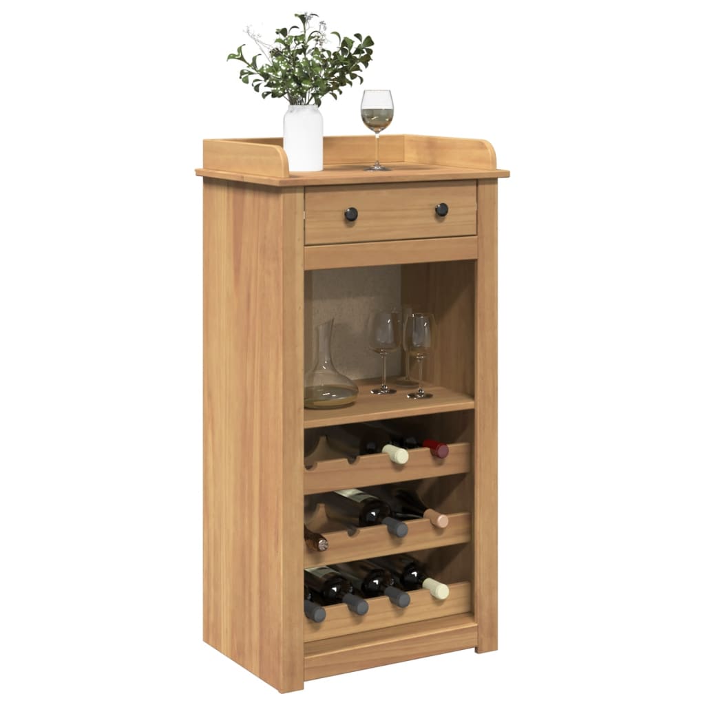 Armoire à vin Panama 57x40x111,5 cm bois de pin massif - XIOS