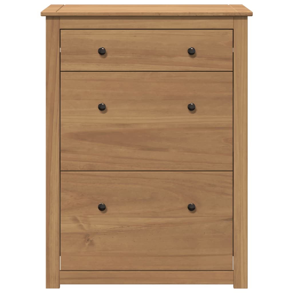 Armoire à chaussures Panama 80x35x105 cm bois de pin massif - XIOS