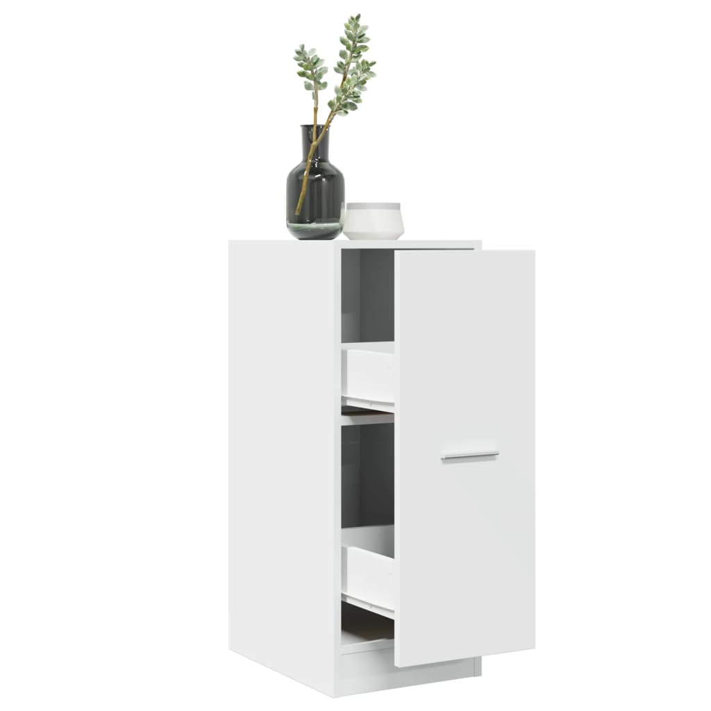 Armoire d'apothicaire blanche 30 x 41 x 77,5 cm Bois d'ingénierie - XIOS