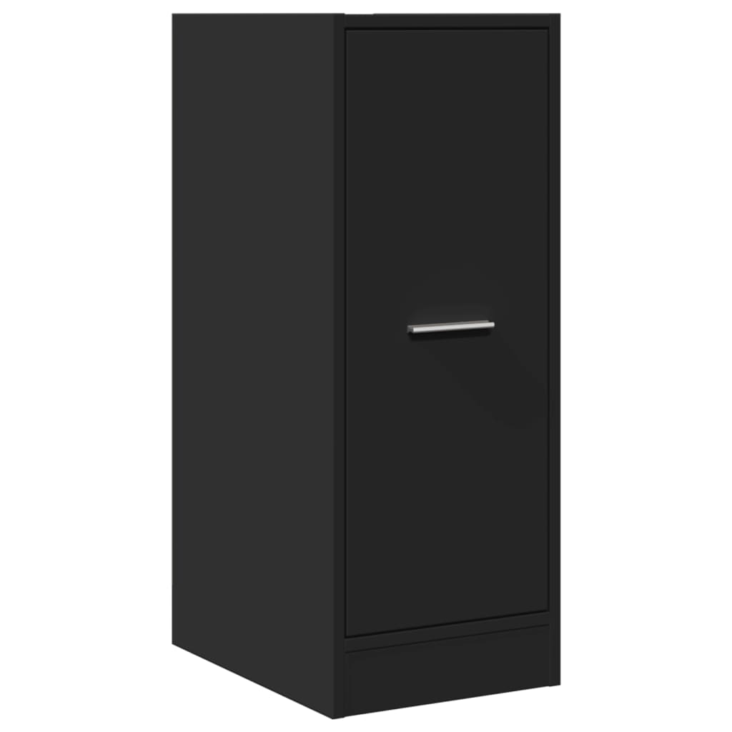 Armoire d'apothicaire noir 30x41x77,5 cm bois d'ingénierie - XIOS