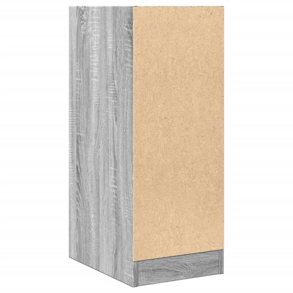 Armoire apothicaire sonoma gris 30x41x77,5 cm bois d'ingénierie - XIOS