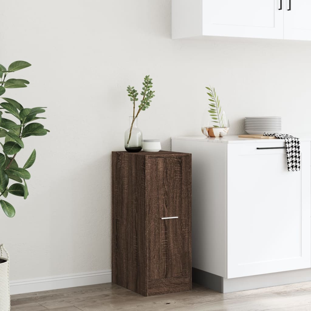 Armoire apothicaire chêne marron 30x41x77,5cm bois d'ingénierie - XIOS
