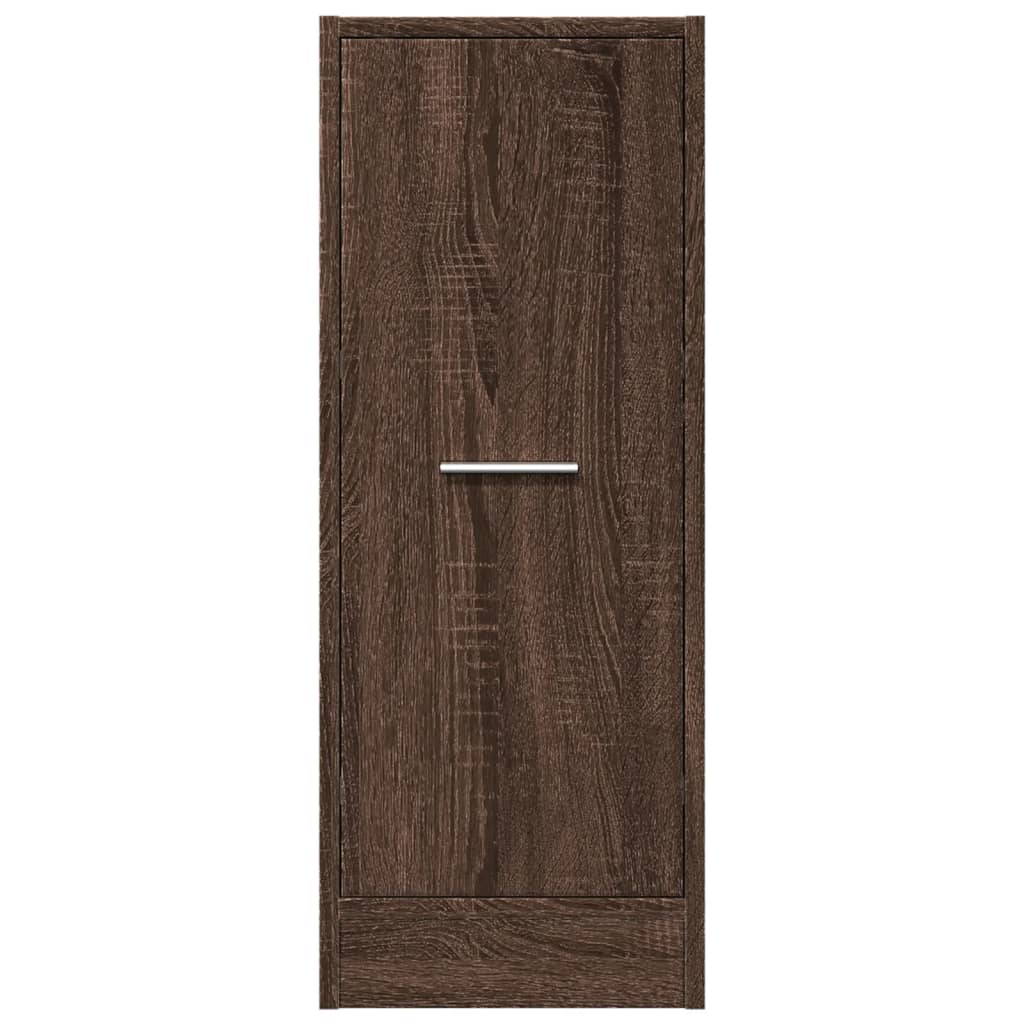 Armoire apothicaire chêne marron 30x41x77,5cm bois d'ingénierie - XIOS