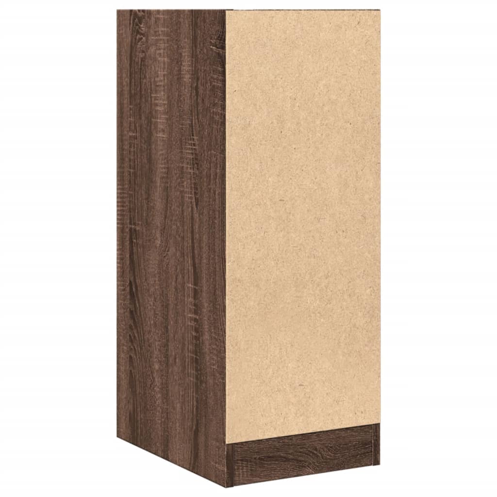 Armoire apothicaire chêne marron 30x41x77,5cm bois d'ingénierie - XIOS